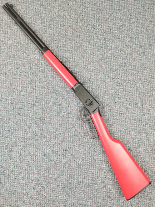 Double Bell BY-101780 Cowboy Lever Action Rifle - CO2 Shell Ejecting; PTT Red