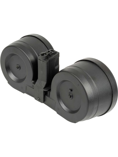NUPROL 2500rnd C-Mag Double Electric Drum Magazine for SMG-5 AEG