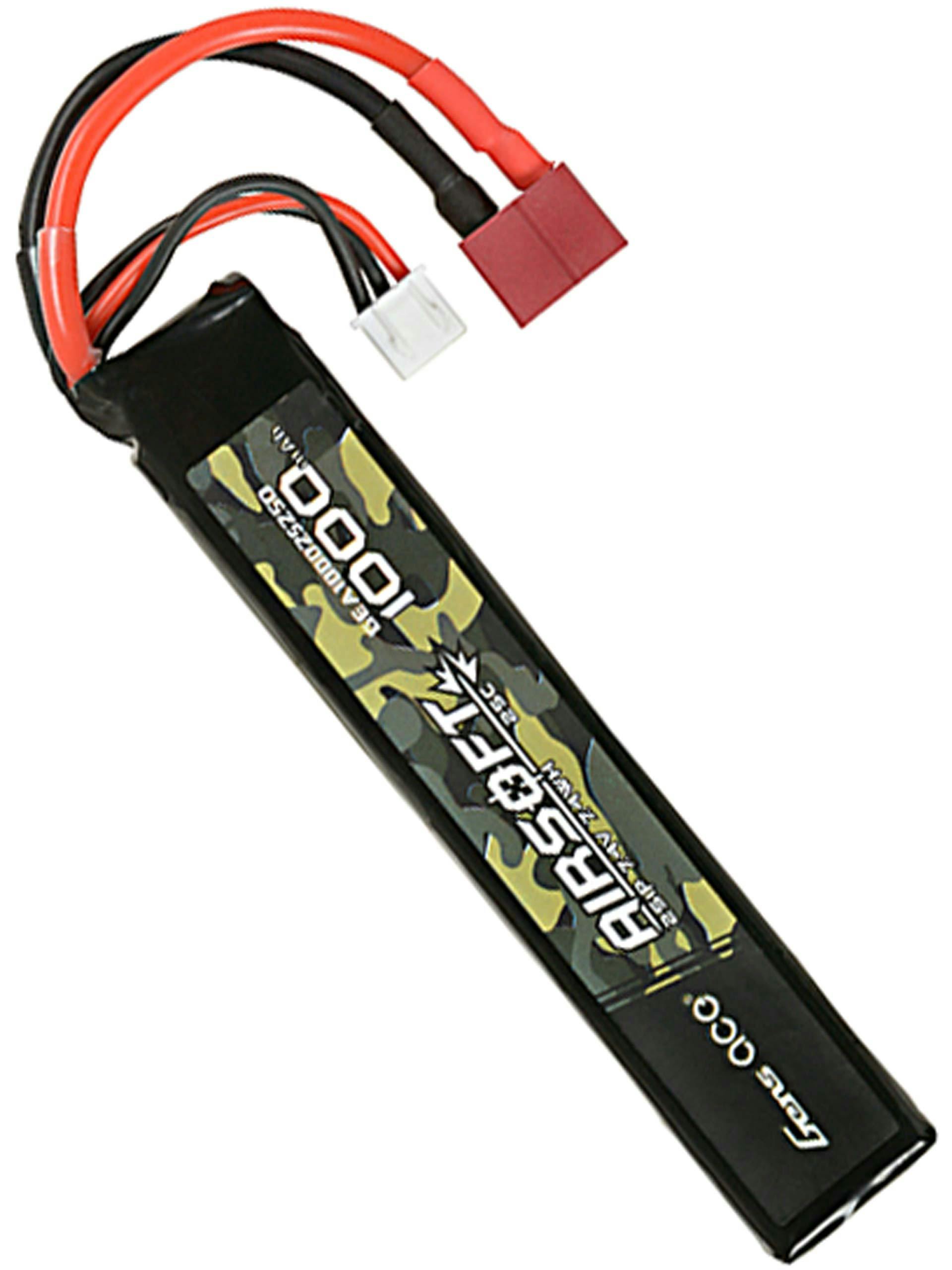 Gens Ace 7.4V 1000mAh LiPo Battery - Deans Connector