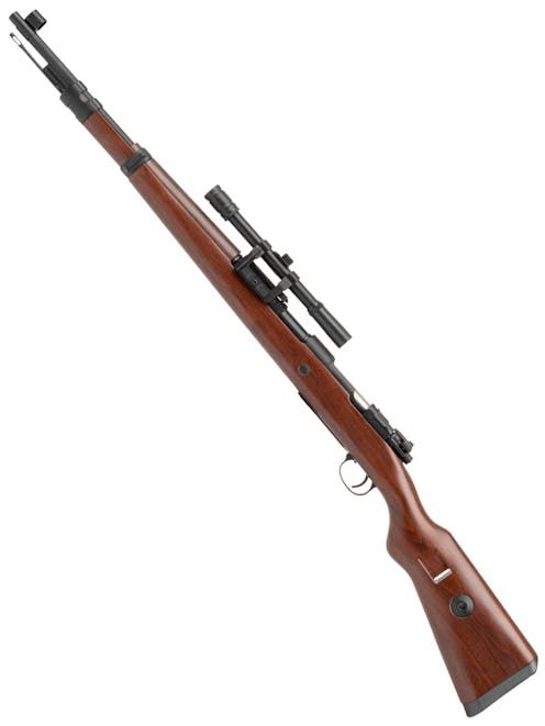 Snow Wolf KAR98K Spring Bolt Sniper Rifle with Scope and Mount