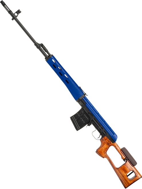 CYMA CM.057 Dragunov SVD Airsoft DMR Rifle; Real Wood
