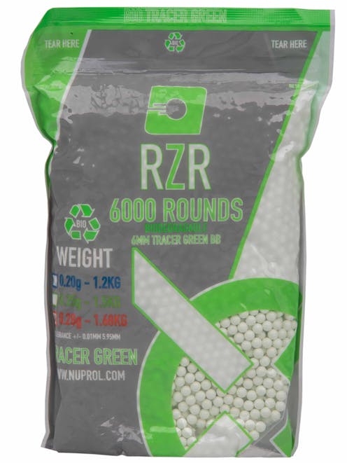 NUPROL RZR 0.28g Green Tracer BIO BB