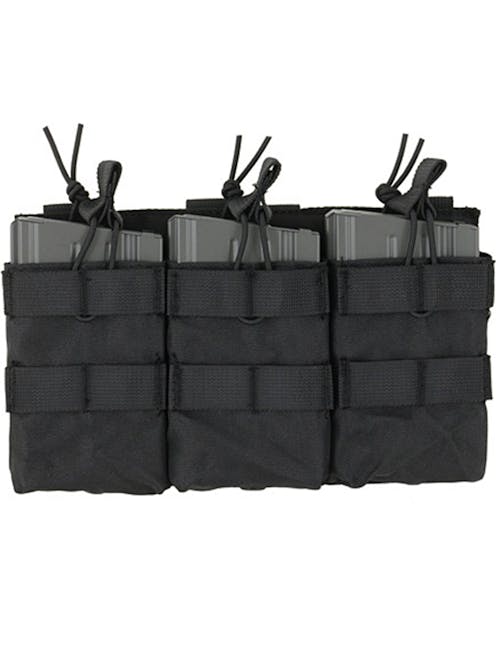 8Fields Tactical MOLLE Triple Open Top 7.62/AR36 Magazine Pouch