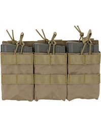 8Fields Tactical MOLLE Triple Open Top 7.62/AR36 Magazine Pouch