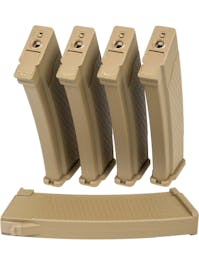 Specna Arms 430rnd S-Mag High-Cap Magazine for AK AEG - 5 Pack