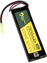 Electro River 7.4v 2800mAh 25/50c LiPo Block Battery; Mini-Tamiya