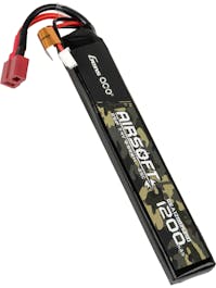 Gens Ace 7.4v 1200mAh 25C LiPo Stick Battery; Deans