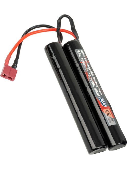 ASG 9.6v 1600mAh NiMH Battery; Deans