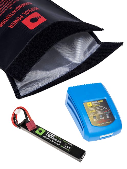 NUPROL M4 Buffer Tube LiPo Bundle; Deans