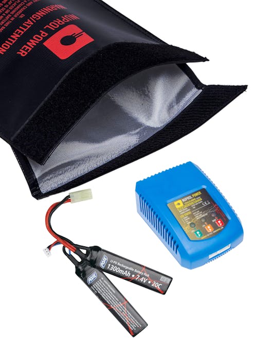 Patrol Base Multi-Purpose Crane/Handguard LiPo Bundle; Mini-Tamiya
