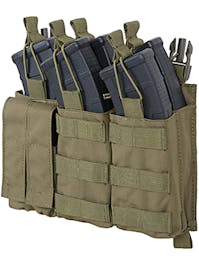 8Fields Tactical Buckle Up Triple AK/Pistol Magazine Pouch Panel