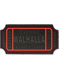 JTG Ticket to Walhalla 3D Rubber Patch; Low Vis