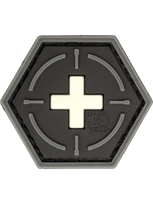 JTG Tactical Medic 3D Rubber Patch; Glow In The Dark