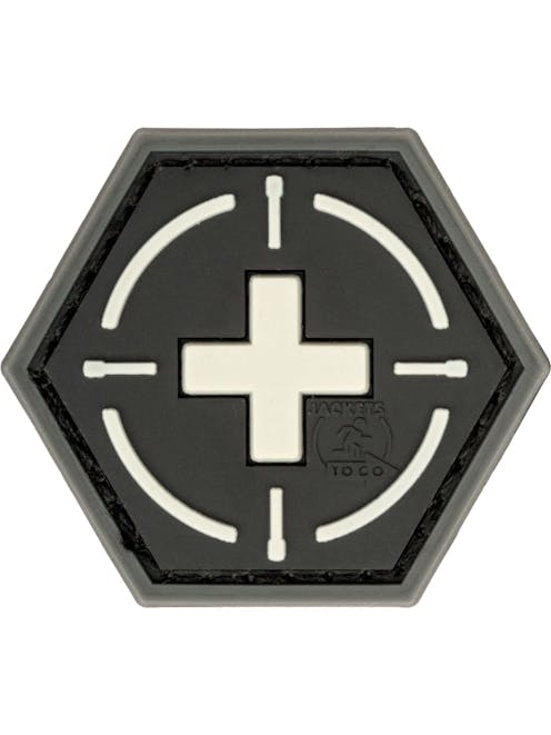 JTG Tactical Medic 3D Rubber Patch; Low Vis