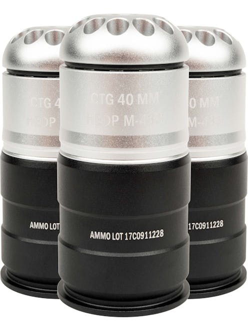 S&T 70rnd 40mm MOSCART Gas Grenade; 3 Pack