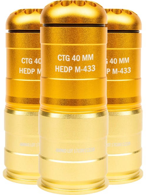 S&T 120rnd 40mm MOSCART Gas Grenade; 3 Pack