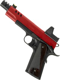 VORSK CS Defender Pro 1911 GBB w/BDS Red Dot sight; Blackwood Grips