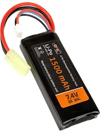 GFC 7.4v 1500mAh 20/40c LiPo Block Battery; Mini-Tamiya
