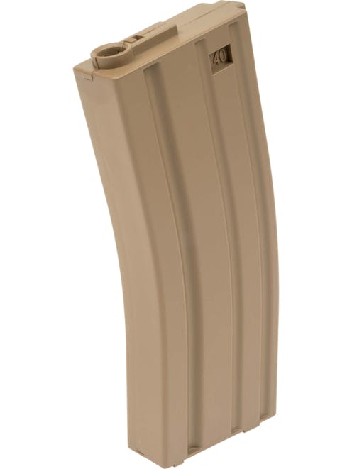 Delta Armory STANAG 130rnd Mid-Cap Magazine for M4/AR-15 AEGs; Tan