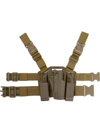 CS 1911 Pistol Drop Leg Holster Platform with Mag Carriers