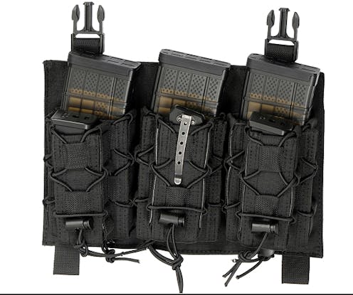 8Fields Tactical Buckle Up Open Triple Rifle/Pistol Magazine Pouch