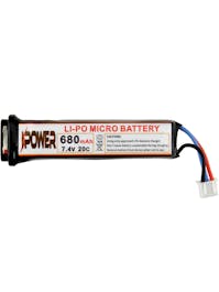 IPower 7.4v 680mAh 20c LiPo Micro Battery