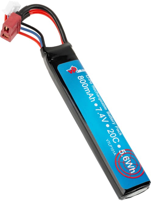 VP Racing Battery 7.4V 800mAh 20c LiPo Stick Battery - Deans