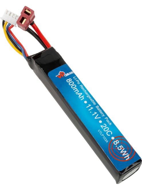 VP Racing Battery 11.1V 800mAh 20C LiPo Stick Battery - Deans