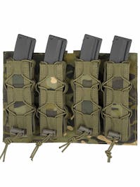 8Fields Tactical MOLLE Speed Quad MP5/SMG Magazine Pouch