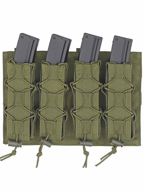 8Fields Tactical MOLLE Speed Quad MP5/SMG Magazine Pouch