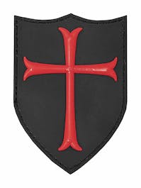 101 Inc. Crusader Red PVC Patch