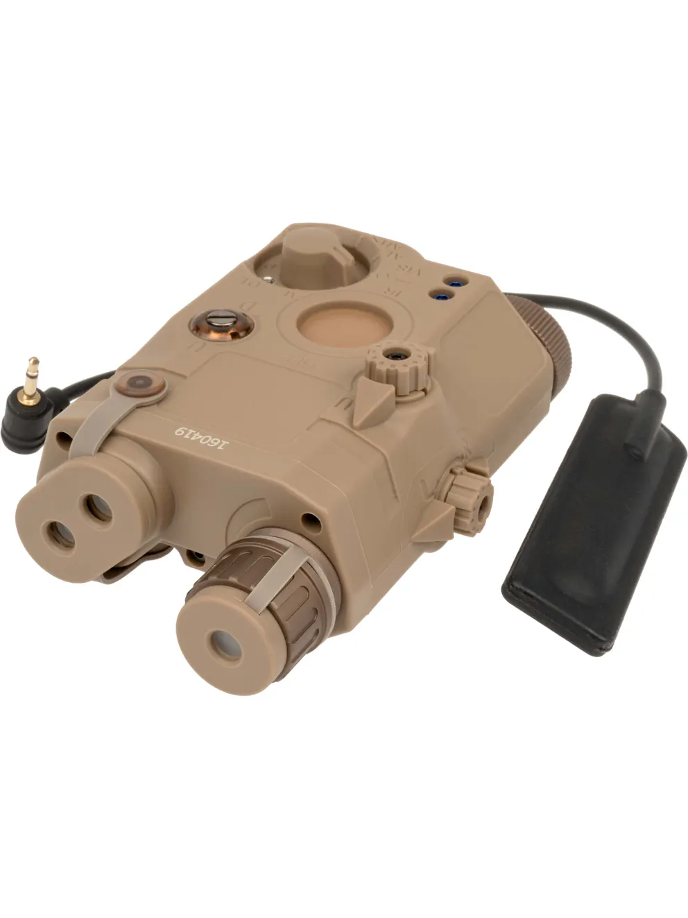 Puntatore Laser PEQ-15 Element Per Softair, Modulo Torcia LED Rosso/IR, Versione Aggiornata