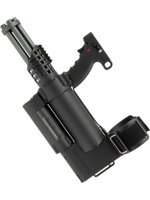 WELL WE23-L Rotary Minigun AEG; Arm-Mounted