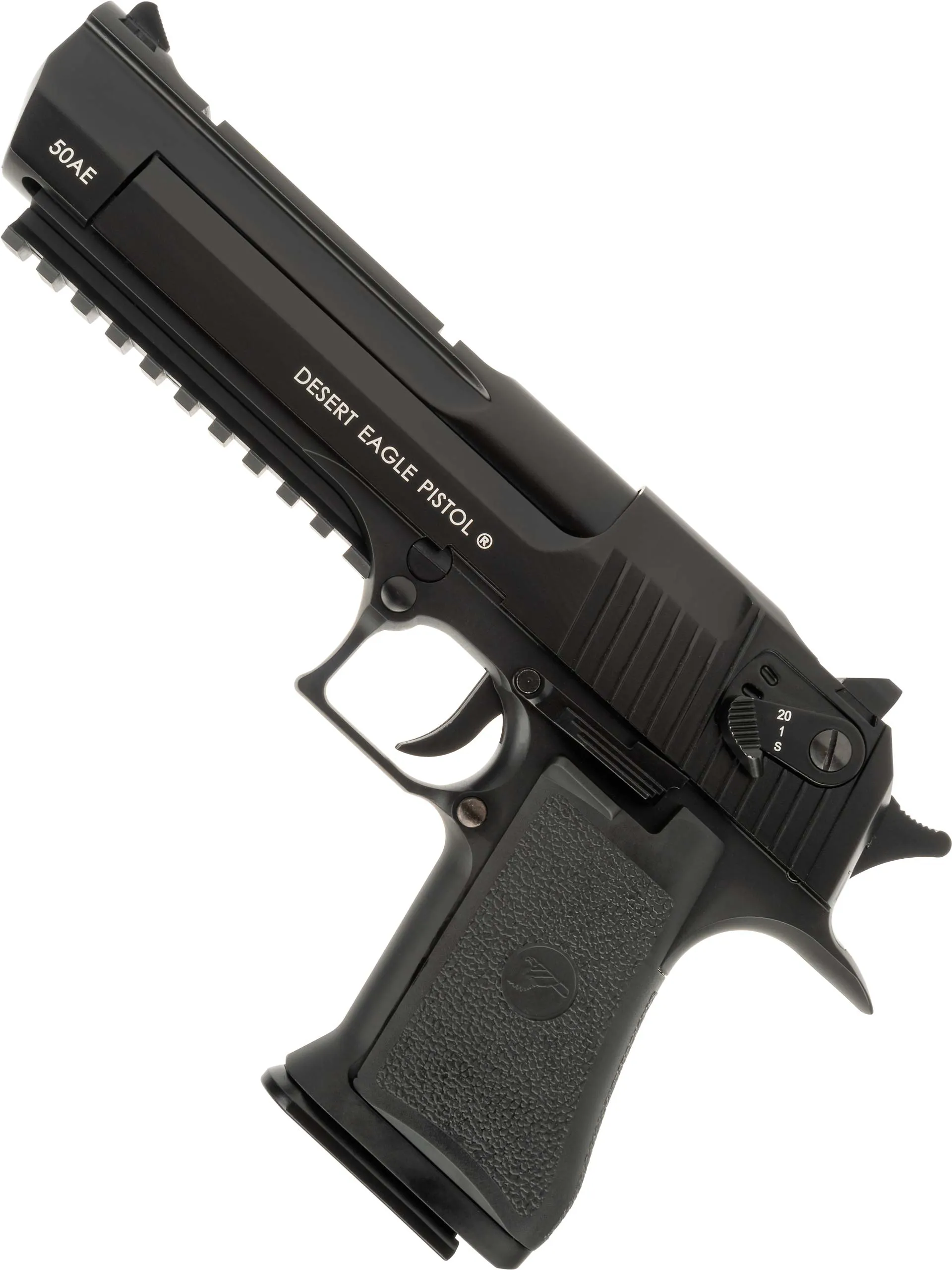 Cybergun - Desert Eagle .50AE Railed CO2 GBB Pistol; FULL AUTO