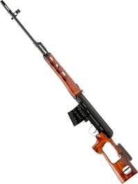 A&K Dragunov SVD Sniper Rifle AEG; Real Wood