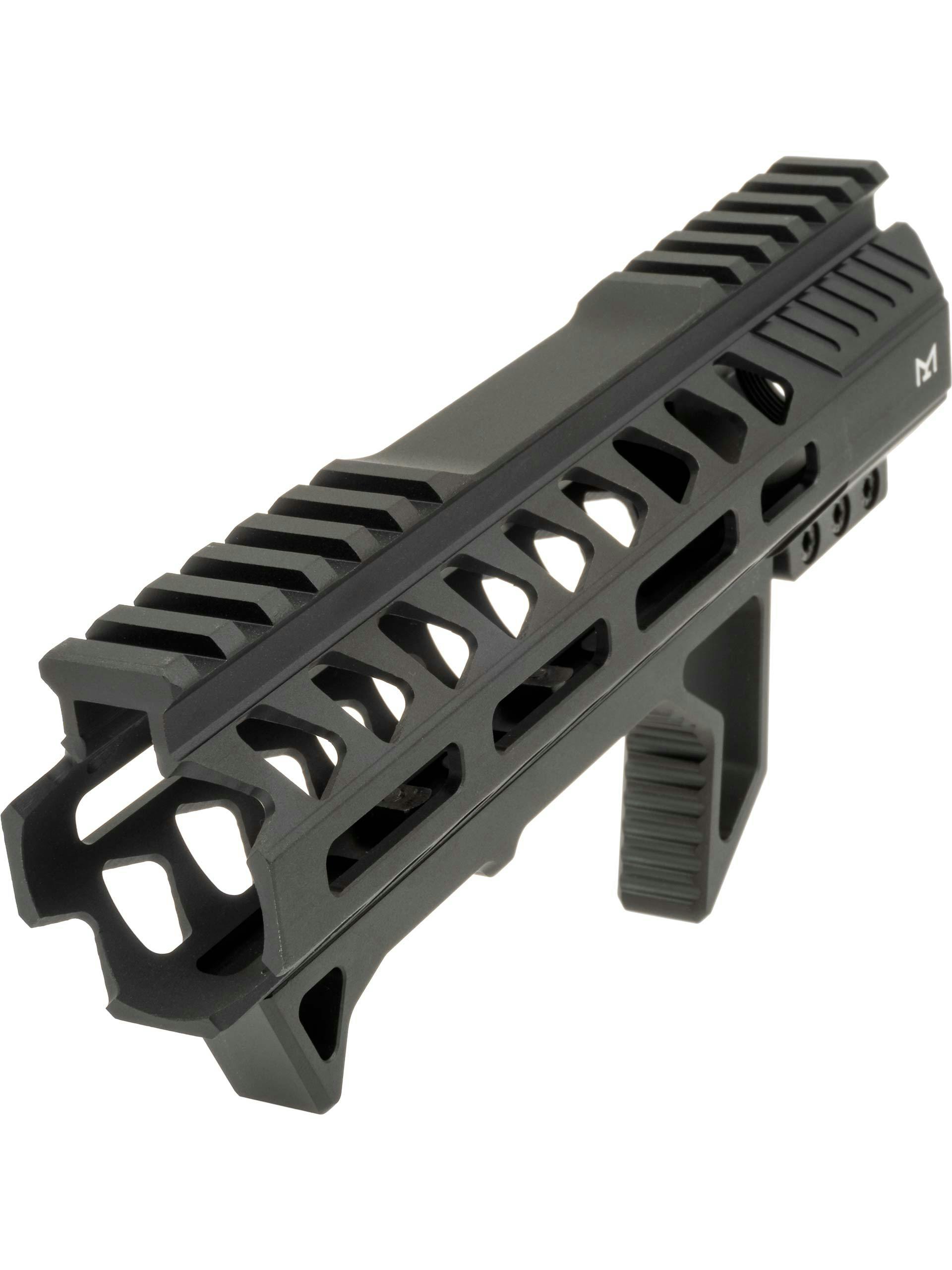 APLUSGEAR Aluminium Vordergriff Für M-Lok Systeme - 4 Farben Kurviger Handstop