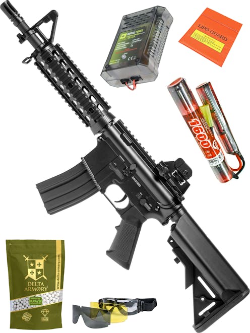 CYMA CM.506 M4A1 RIS CQB Beginner Bundle