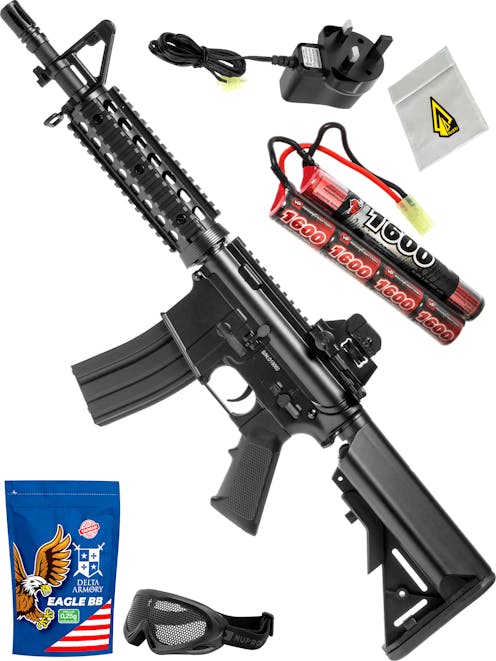 CYMA CM.506 M4A1 RIS CQB Beginner Bundle