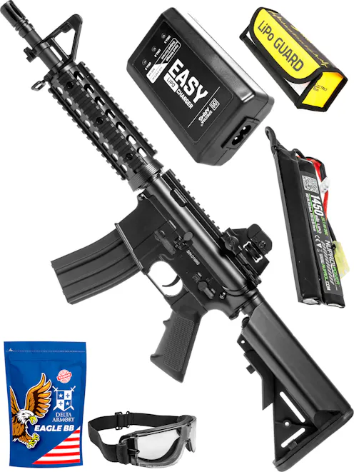 CYMA CM.506 M4A1 RIS CQB Beginner Bundle