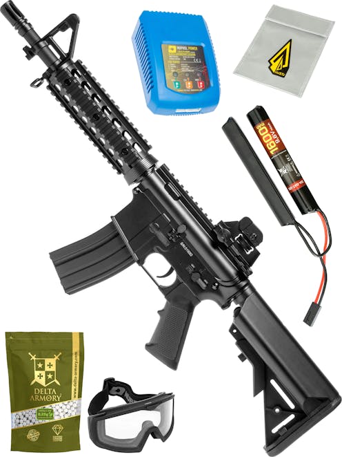 CYMA CM.506 M4A1 RIS CQB Beginner Bundle