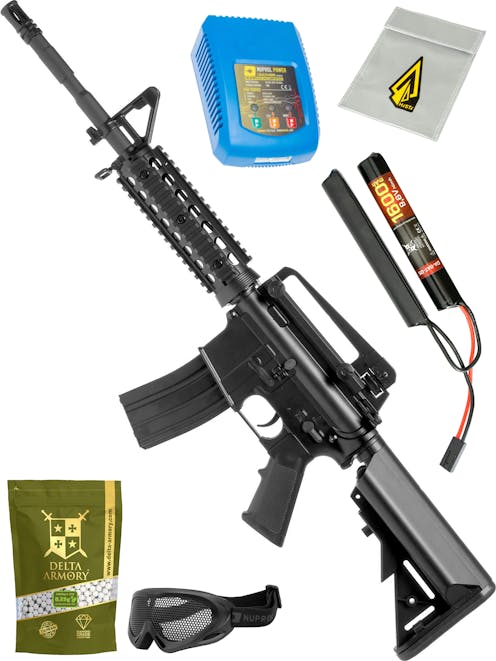 CYMA CM.507 M4A1 AR-15 Beginner Bundle