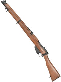 Double Bell Lee Enfield No.1 MK.III S.M.L.E Bolt Action Sniper Rifle; Shell Ejecting