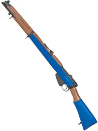 Double Bell Lee Enfield No.1 MK.III S.M.L.E Bolt Action Sniper Rifle; Shell Ejecting