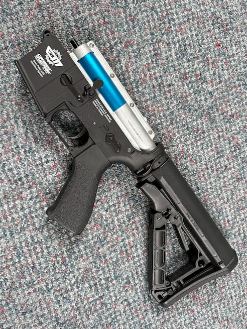 G&G Armament BY-103196 Combat Machine Firehawk M4 Stubby; HC05 DSG