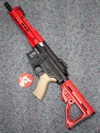 ICS BY-103769 CXP MARS SBR (MTR Stock) S3 AEG; Half-Tan; PTT Red