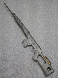 AGM BY-103667 Dragunov SVD Bolt Action Sniper Rifle; Black