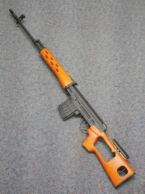 AGM BY-103313 Dragunov SVD Bolt Action Sniper Rifle; Real Wood