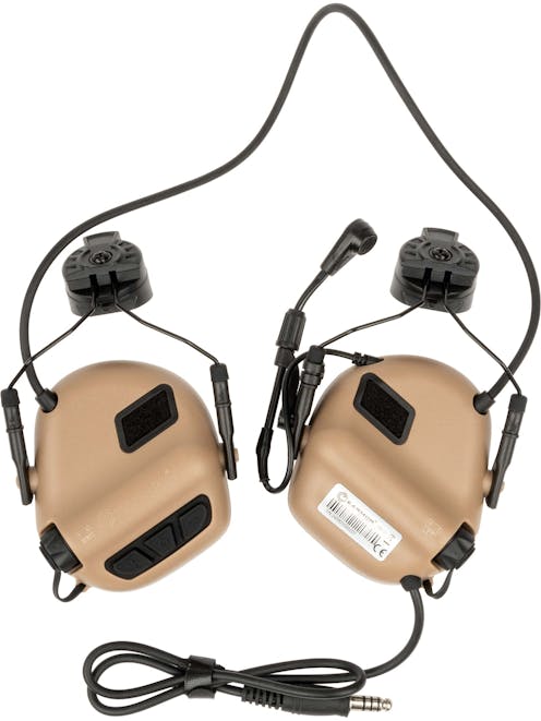 EARMOR Tactical Headset M32H PLUS with Helmet Adapter