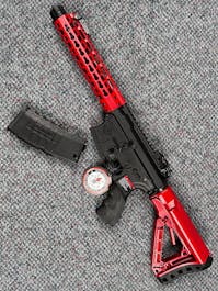 G&G Armament BY-103911 CM16 Wild Hog Combat Machine; 9''; PTT Red