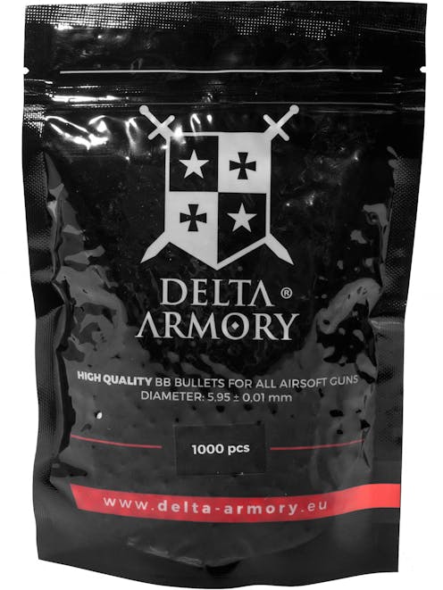 Delta Armory 6mm BBs; 1000rnd Bag